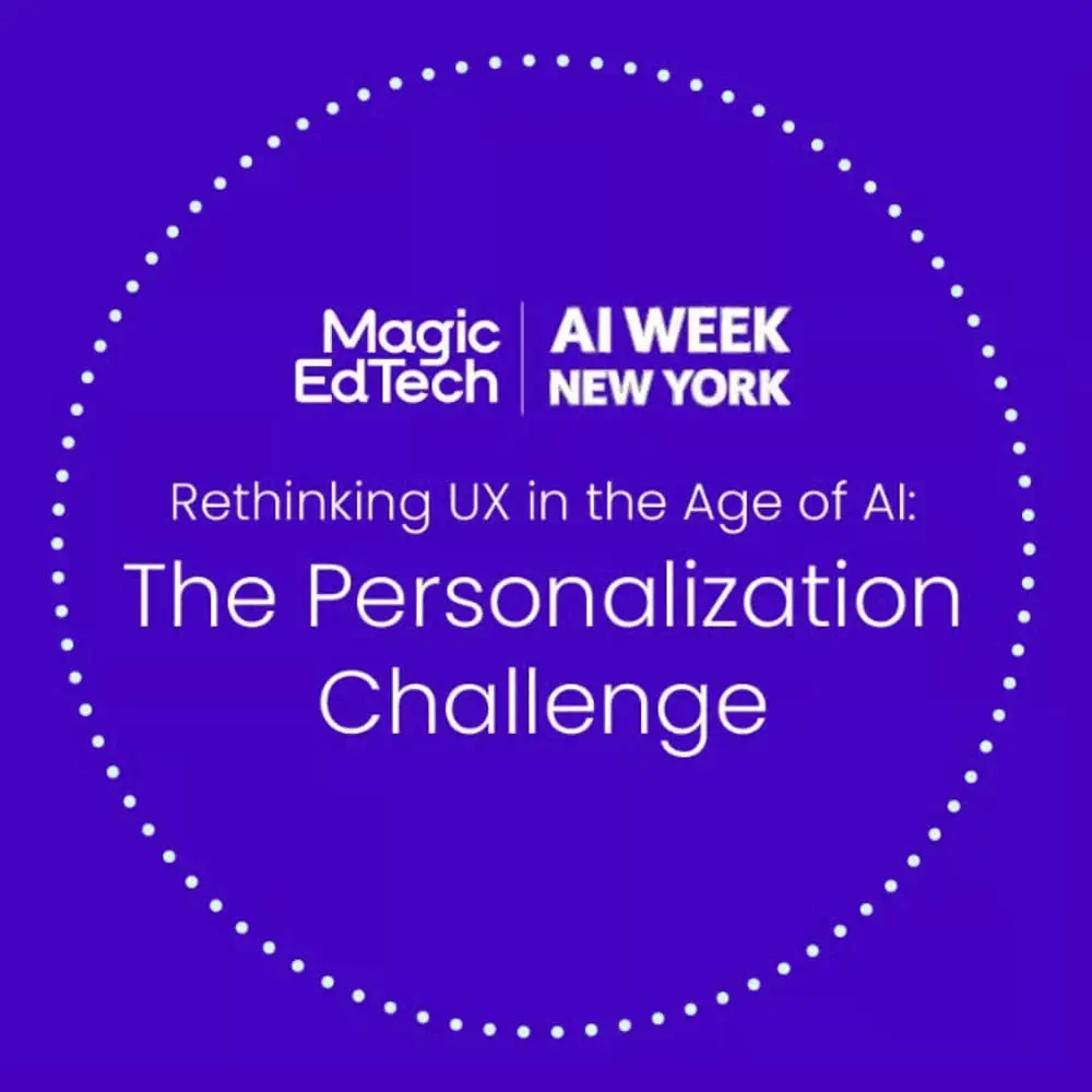 Rethinking UX in the Age of AI: The Personalization Challenge #AIWeekNY