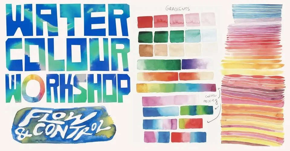 WATERCOLOUR WORKSHOP - FLOW & CONTROL