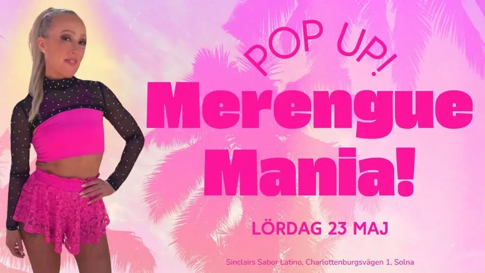 ‼️POP-UP‼️ Merengue Manía med Susie Häggqvist
