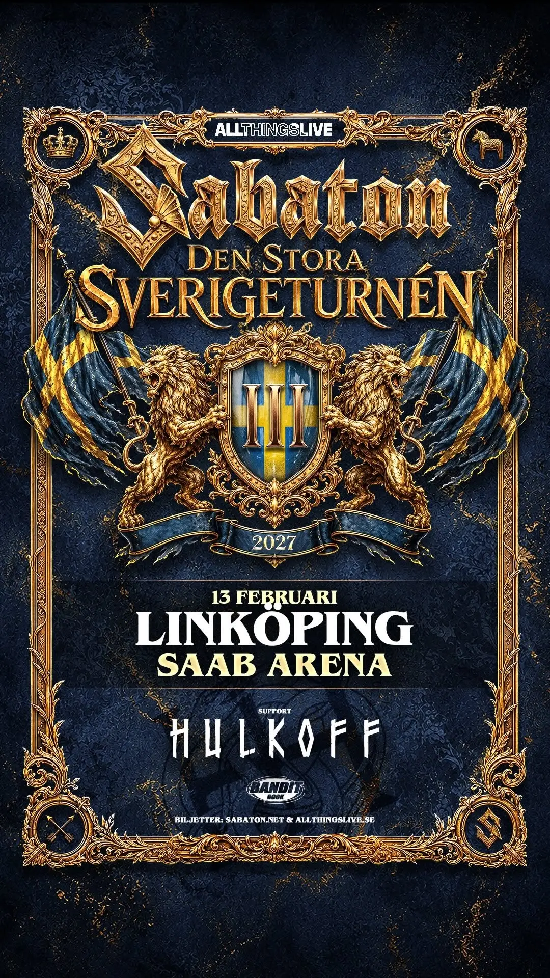 Sabaton – Den Stora Sverigeturnén III