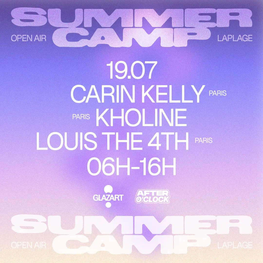 After O'Clock X La Plage Open Air: carin kelly, Louis The 4th, Kholine
