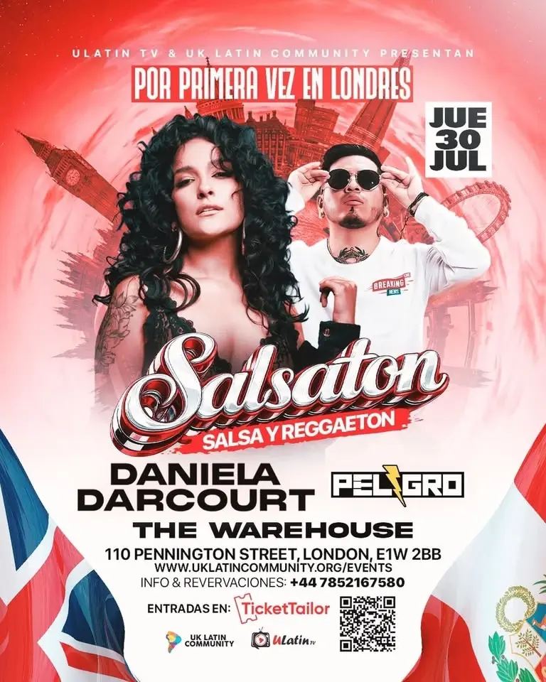 SALSATON LONDRES - DANIELA DARCOURT & DJ PELIGRO
