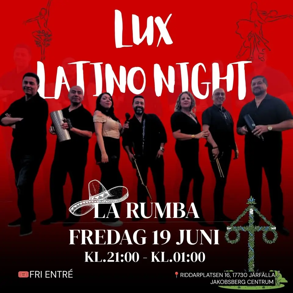 LUX CLUB – MIDSOMMAR LATINO NIGHT med La Rumba 🔥💃🪇