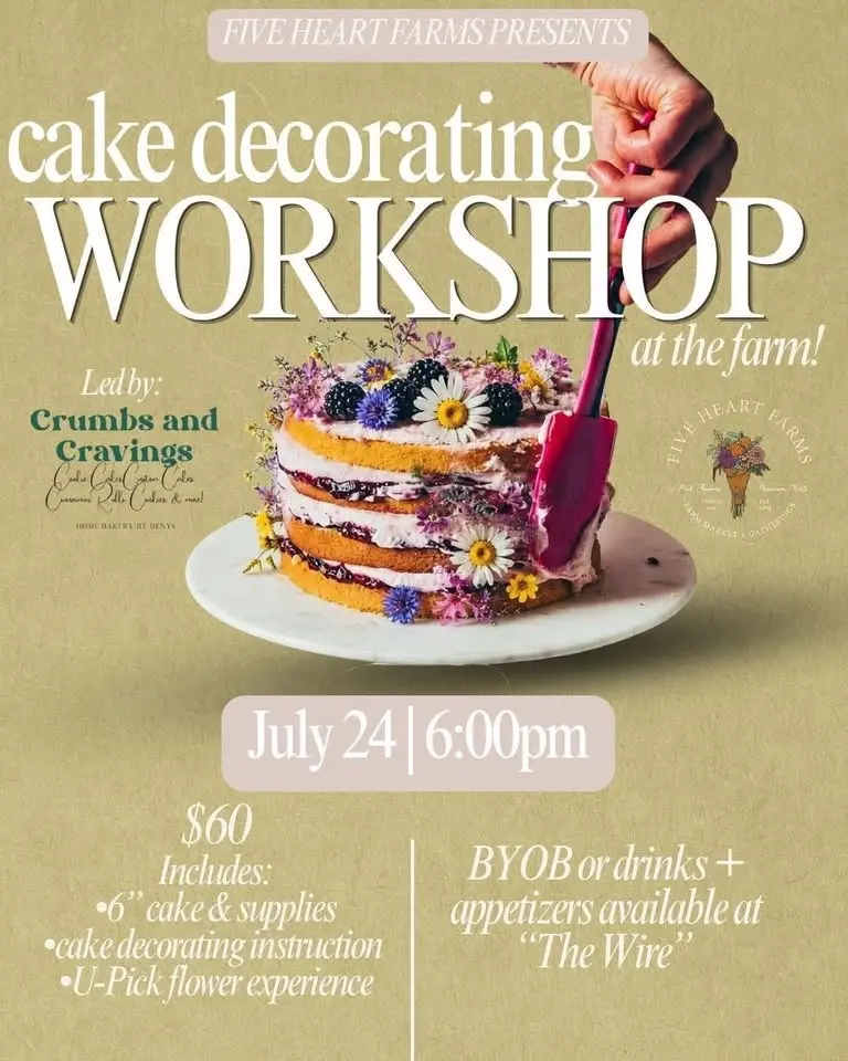 Cake Decorating Workshop with Crumbs and Cravings 