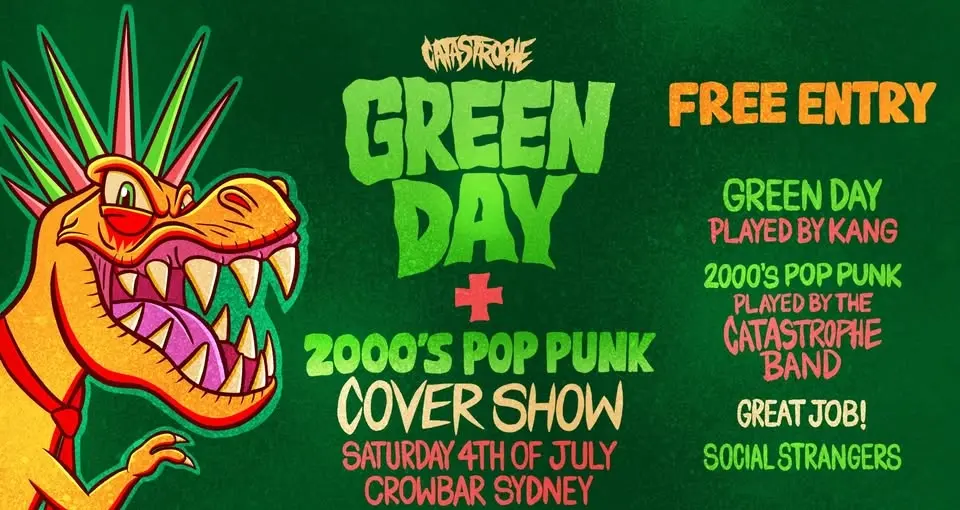 Green Day + 2000’s Pop Punk cover show FREE ENTRY