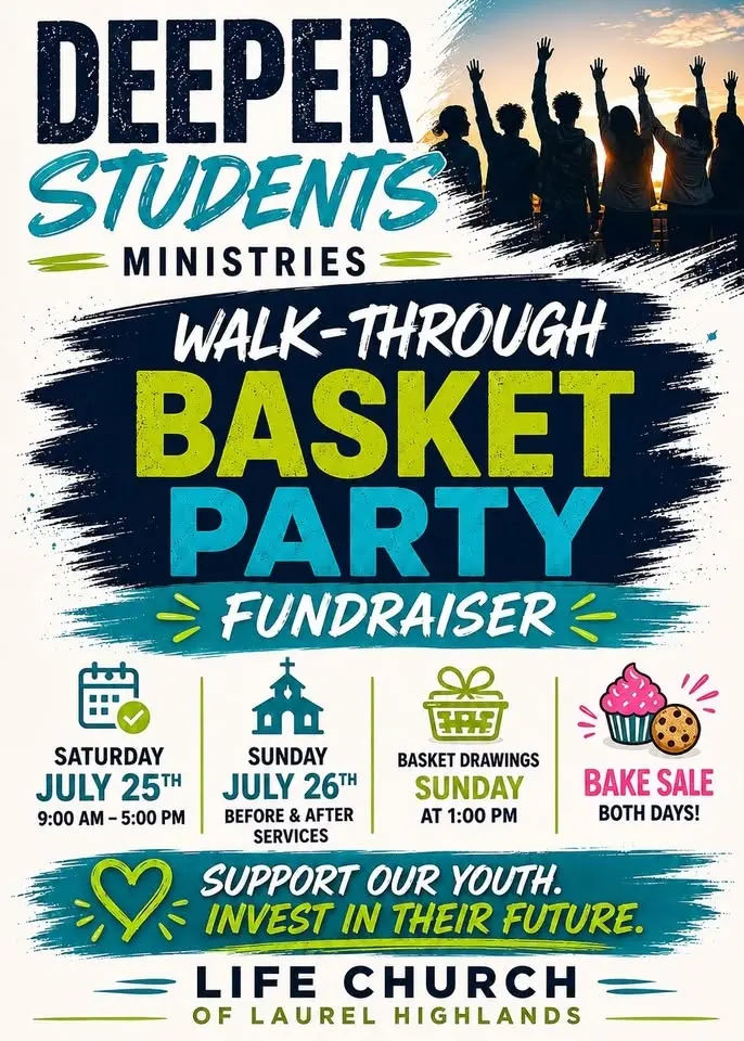 Deeper Students Annual Basket Party and Bake Sale