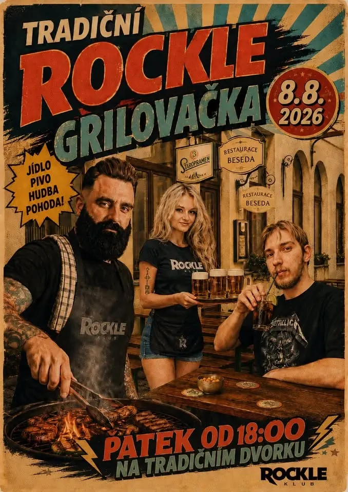 🔥🥩🥓TRADIČNÍ ROCKLE GRILOVAČKA 🔥🥩🥓