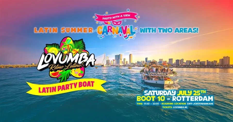 Lovumba 'Latin Carnaval Boat Party' | Rotterdam