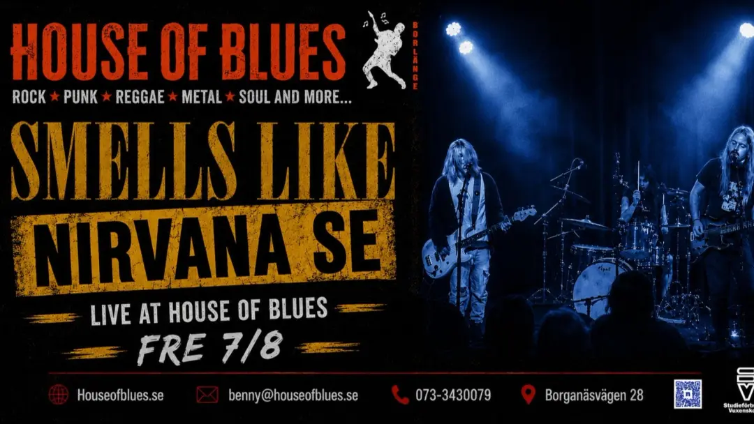 7/8 House of 90´s Grunge "Smells Like NIRVANA.SE"  Tribute