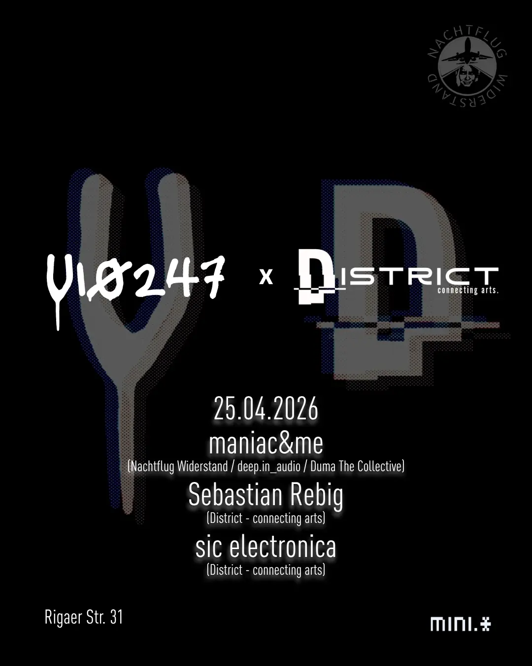 U10247 x The District - Connecting Arts (feat maniac&me, Sebastian Rebig, sic electronica)