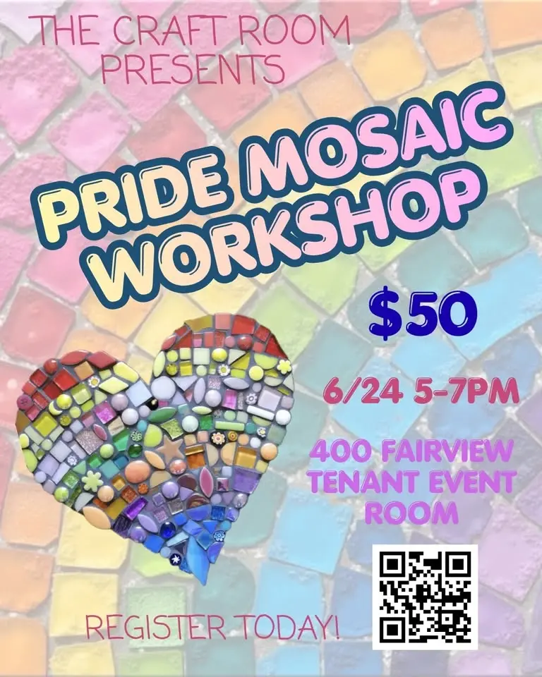 Pride Mosaic Heart Workshop