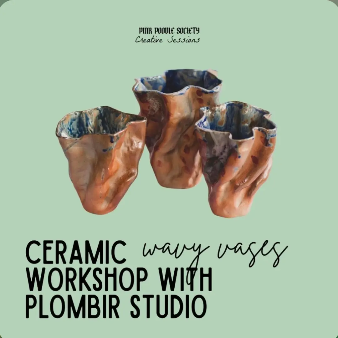 BRUSSELS | Ceramics Workshop with Studio Plombir: Wavy Vases