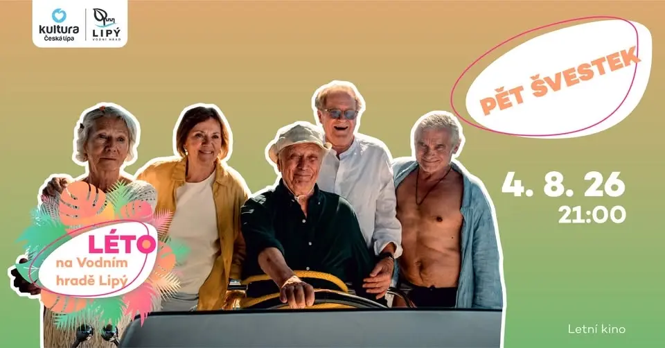 PĚT ŠVESTEK – Letní kino | Léto na Vodním hradě Lipý