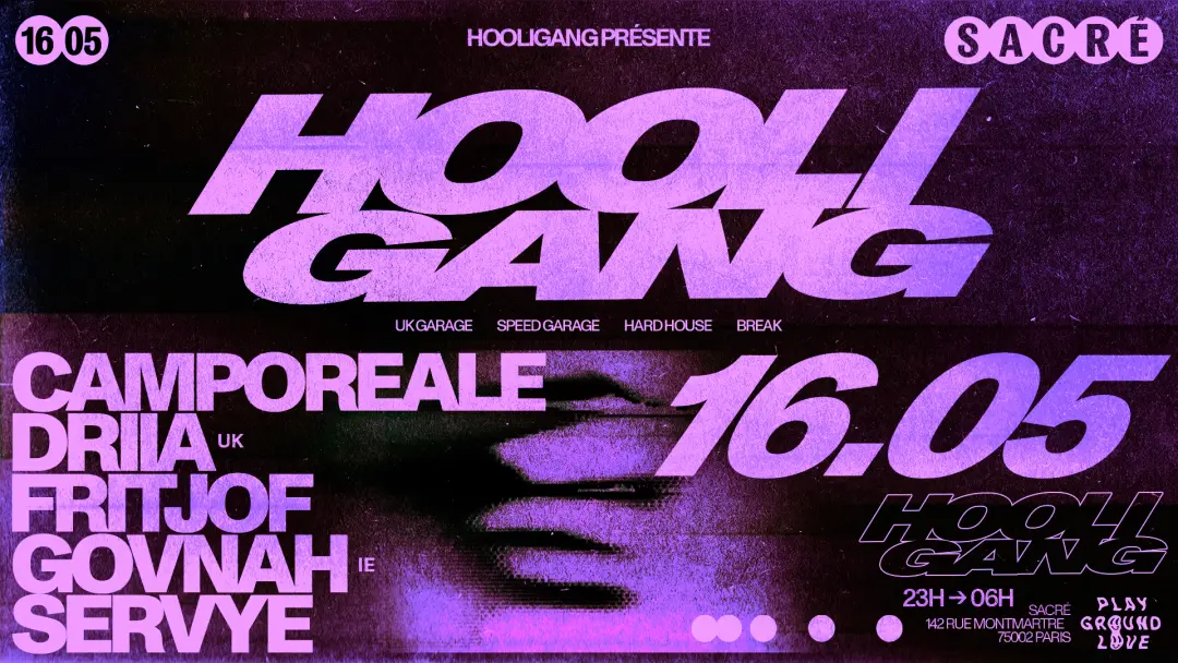 Hooligang présente: Camporeale,DRIIA,Fritjof,Govnah,Servye