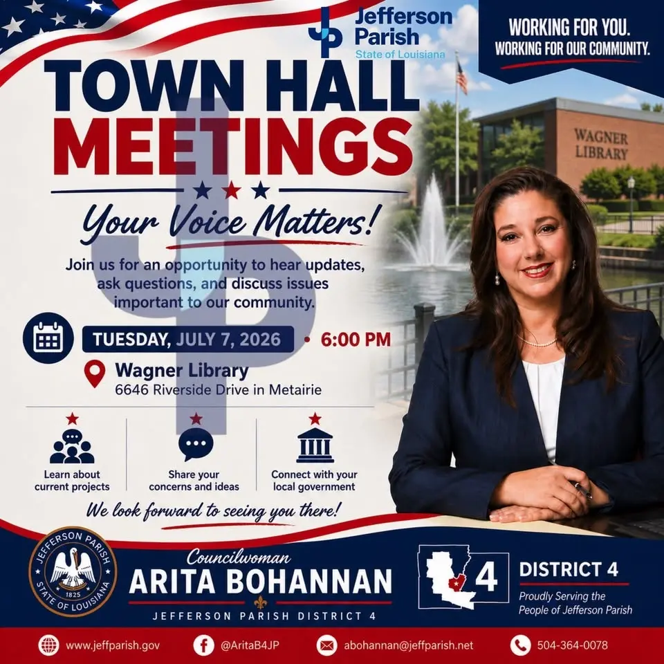 📣 Town Hall Meeting with Councilwoman Arita Bohannan – District 4