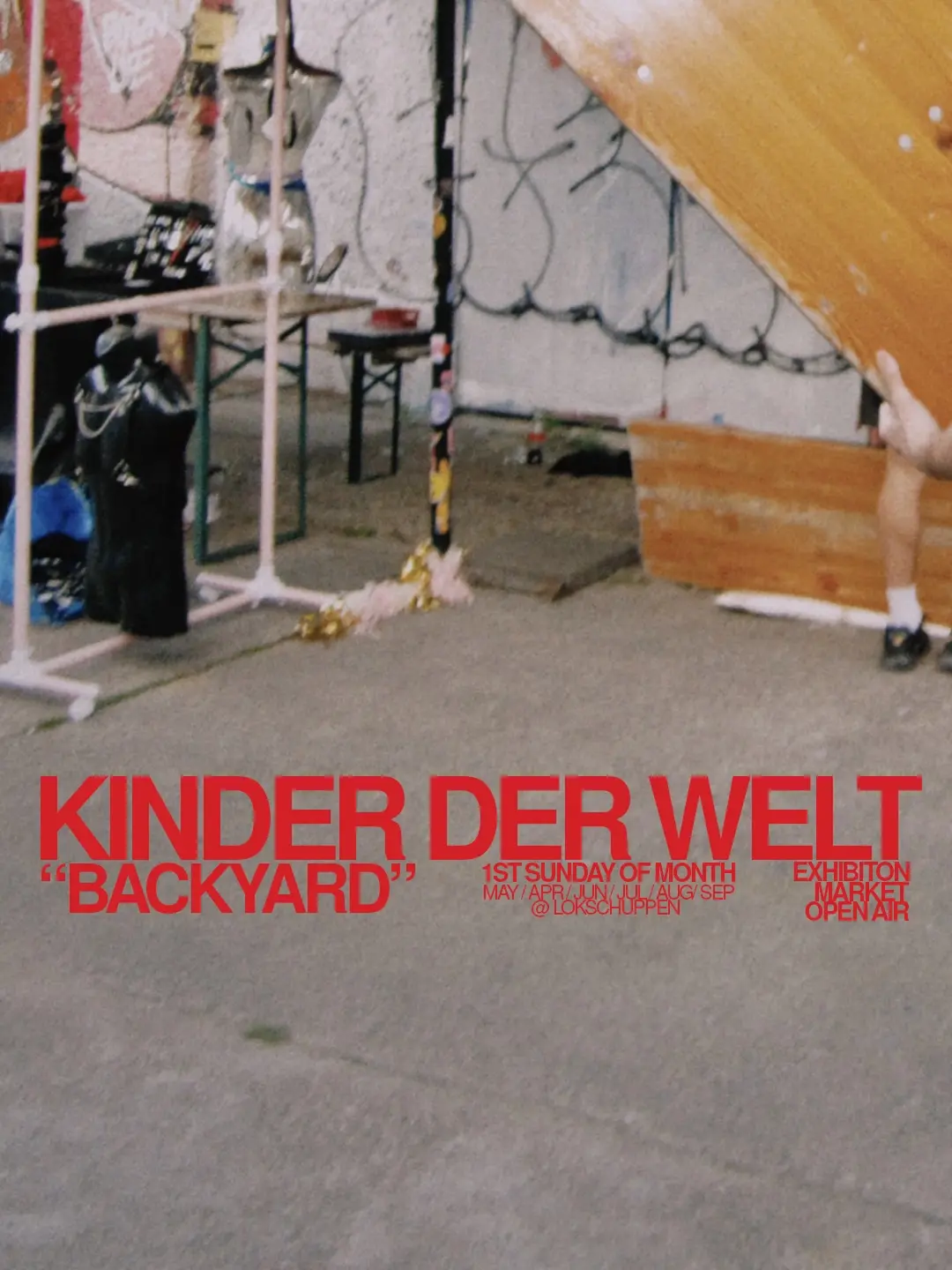 FREE OPEN AIR: KINDER DER WELT 'BACKYARD' with MARKET & EXHIBITION