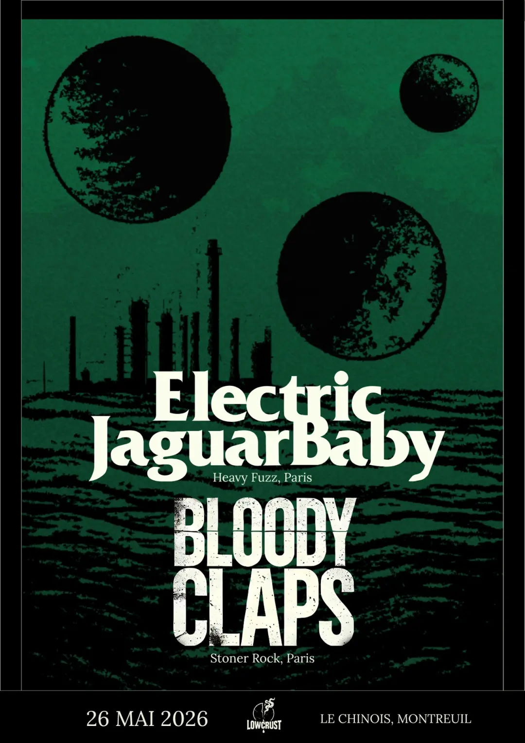 Electric Jaguar Baby et Bloody Claps au Chinois