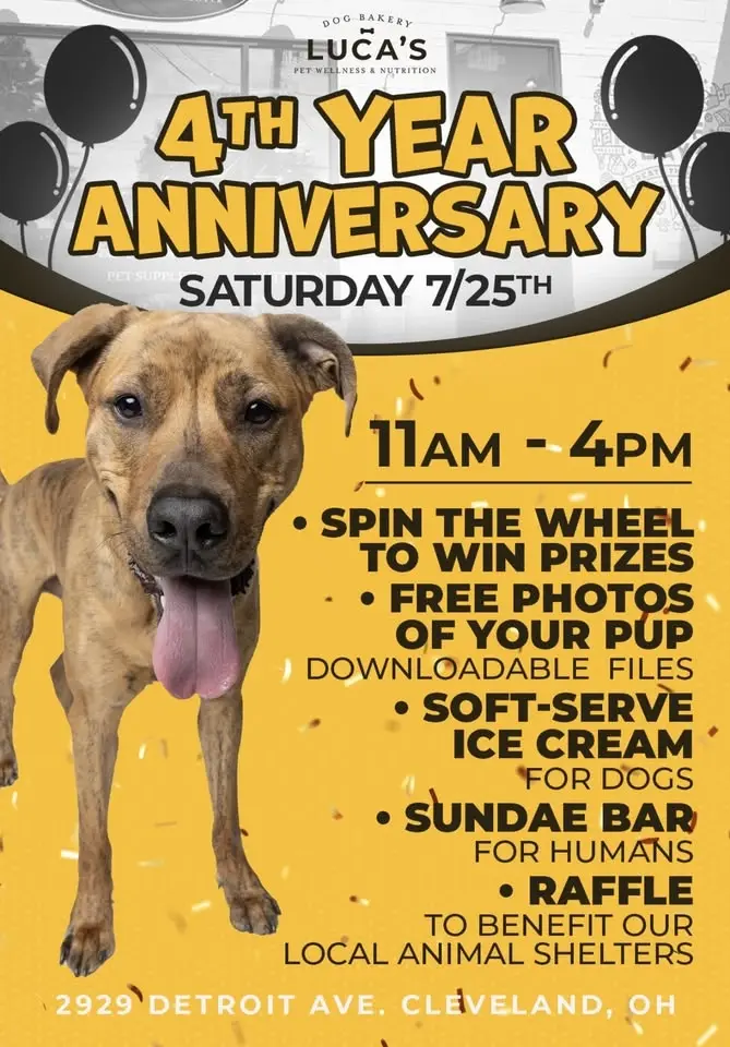 4 YEAR ANNIVERSARY PARTY AT LUCA’S! $1000’s OF $$$ IN PRIZES!! 