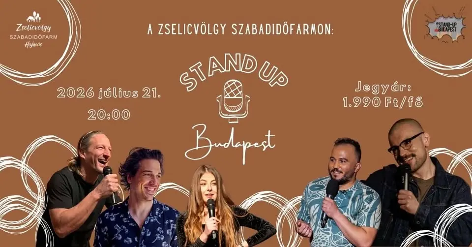 Stand-up Est a Zselicvölgy Szabadidőfarmon!🎤