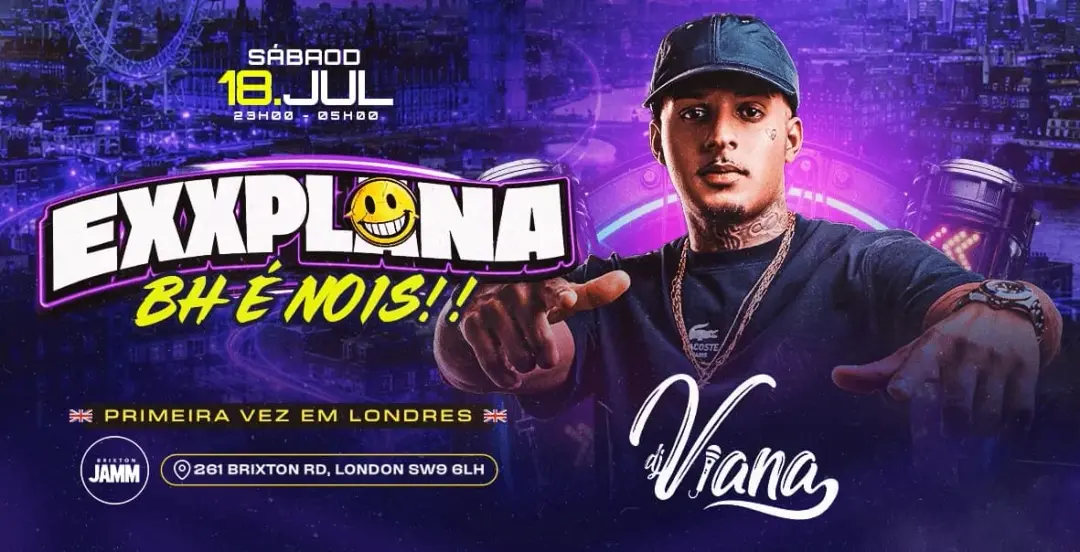 EXXPLANA BAILE FUNK - DJ VIANA London Debut
