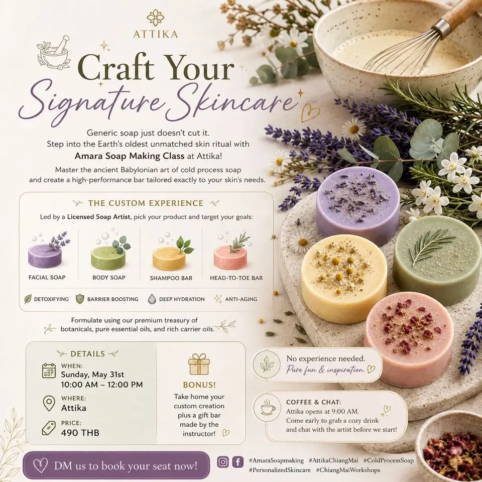 Artisan Soap Making Workshop at Attika