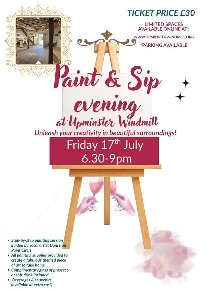Paint & Sip at The Windmill — Upminster Windmill