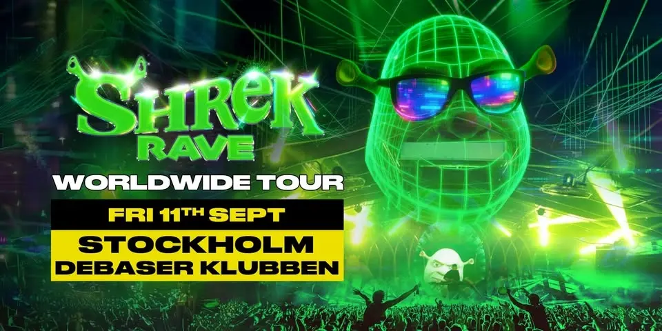 Shrek Rave Is Coming To Stockholm! NEW DATE ADDED