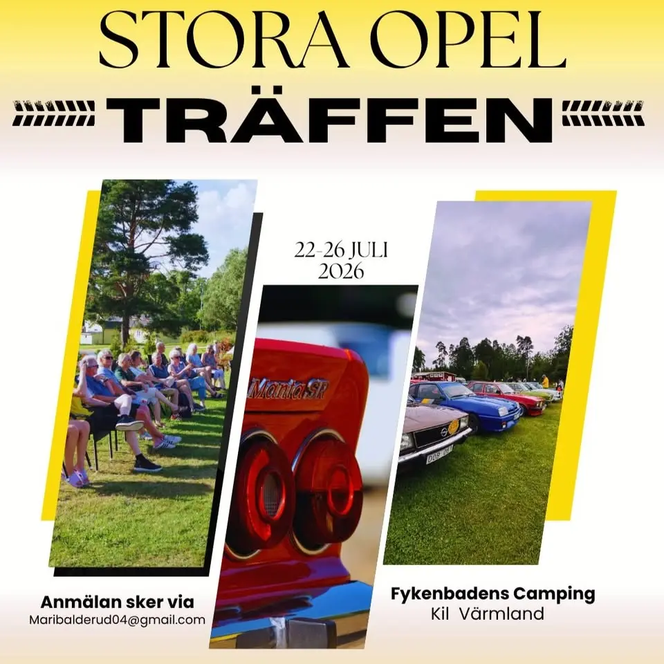 Stora opelträffens utställning