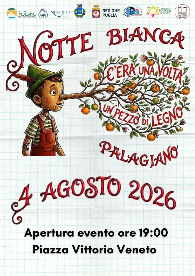 Notte Bianca Palagiano - C'era una volta un pezzo di legno