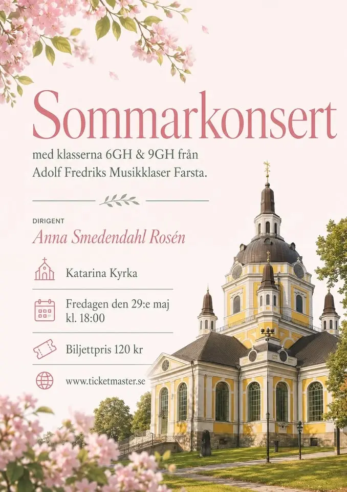 Sommarkonsert i Katarina kyrka