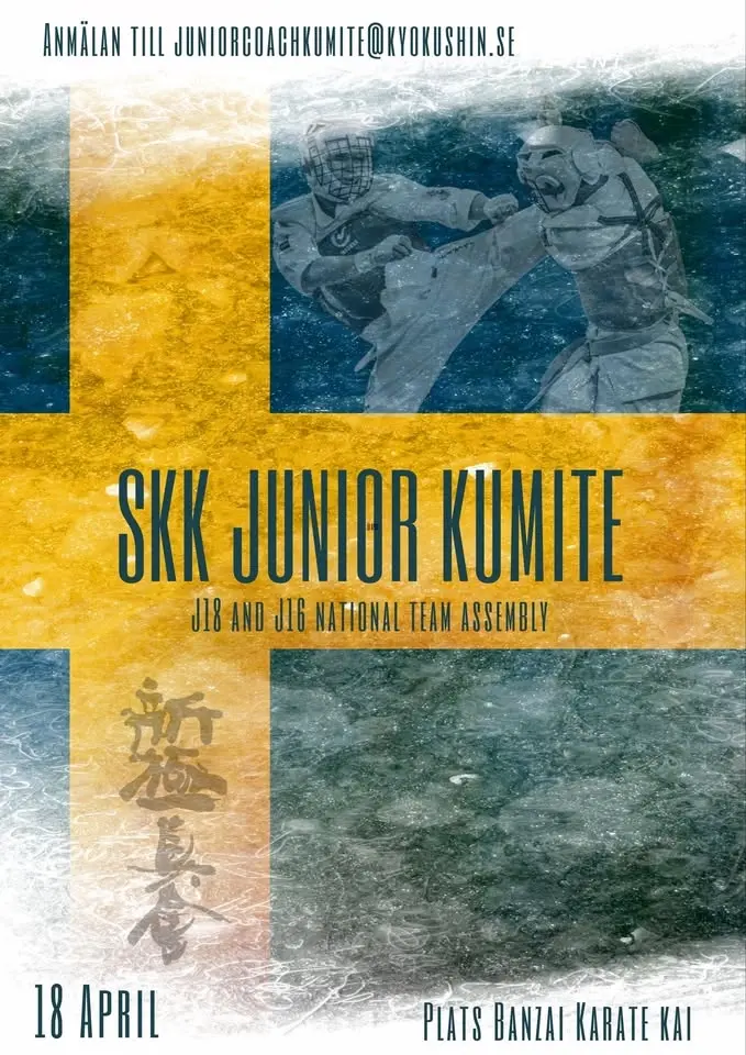 SKKs junior-kumite-samling inför Shinkyokushin EM i Batumi, Georgien