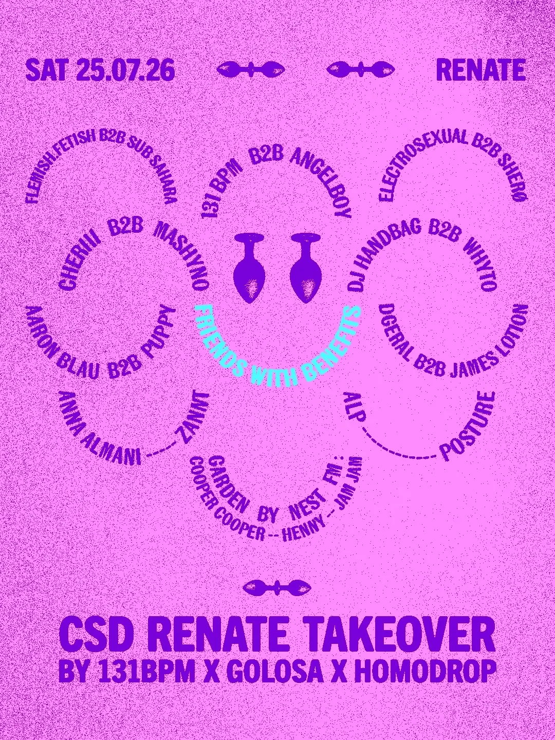 FRIENDS WITH BENEFITS (CSD Renate takeover by 131BPM x Golosa x Homodrop)