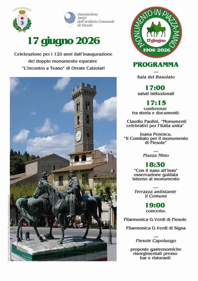 120 anni dall'inaugurazione del doppio monumento equestre "L'incontro a Teano"