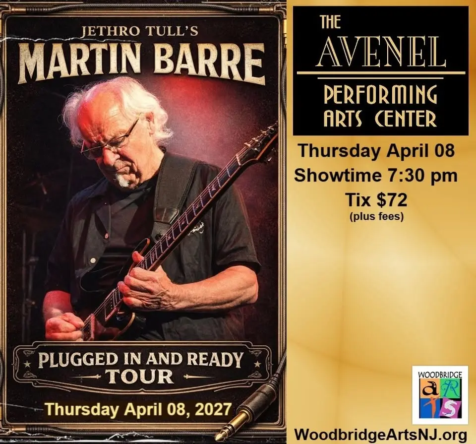 Martin Barre of Jethro Tull "Plugged In and Ready" (5 piece Electric band) at Avenel PAC
