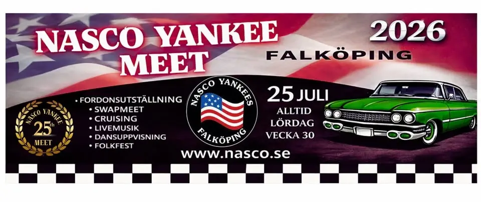 Nasco Yankee Meet 2026 - Falköping
