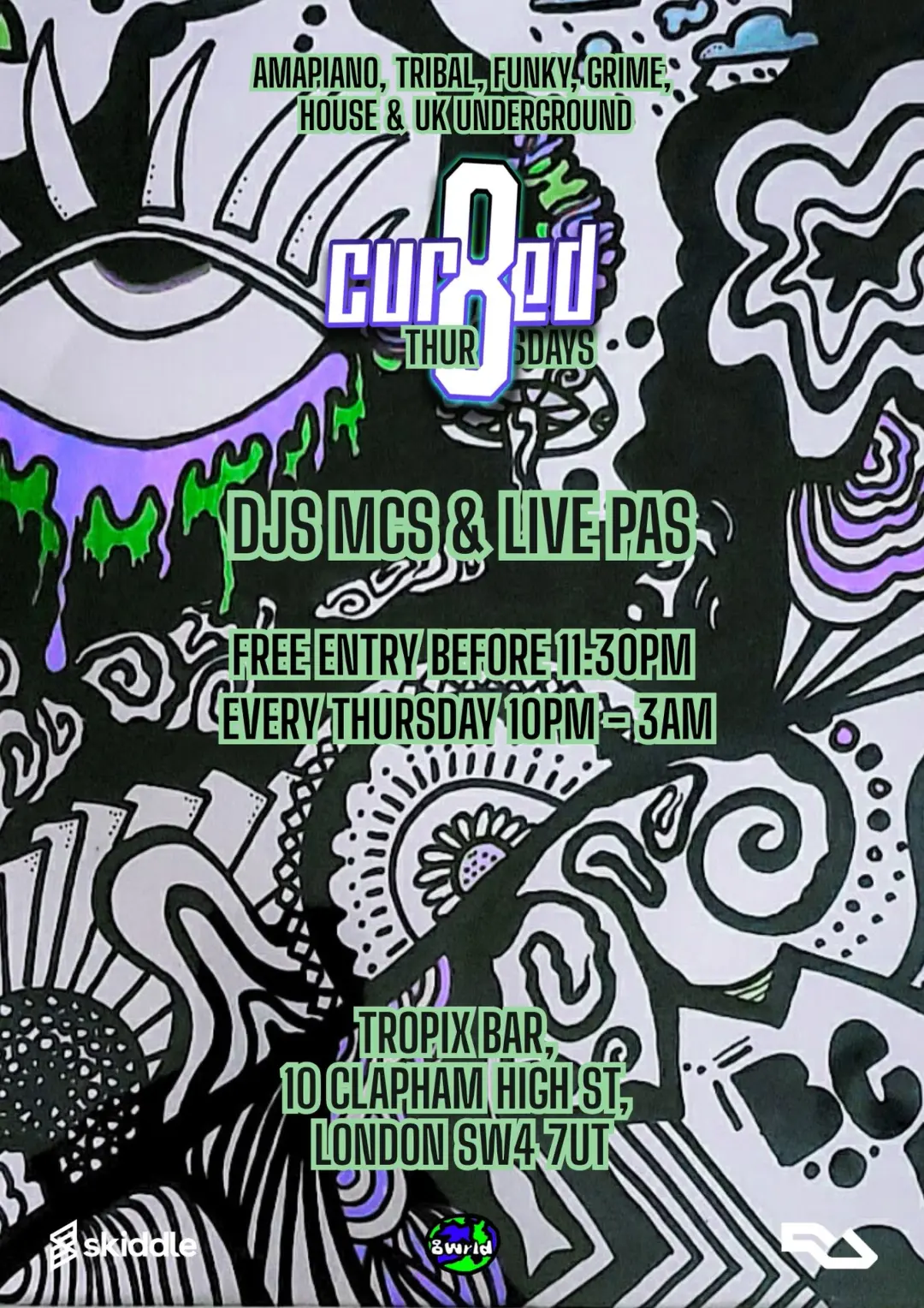 CANCELLED - Cur8ed Thursdays at Tropix