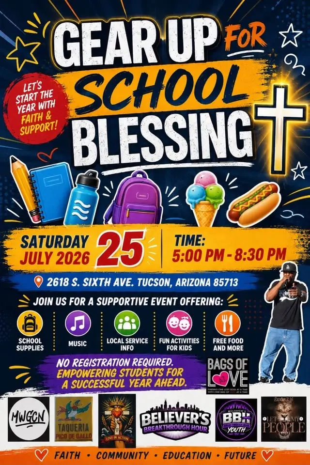 Gear up for school Blessing