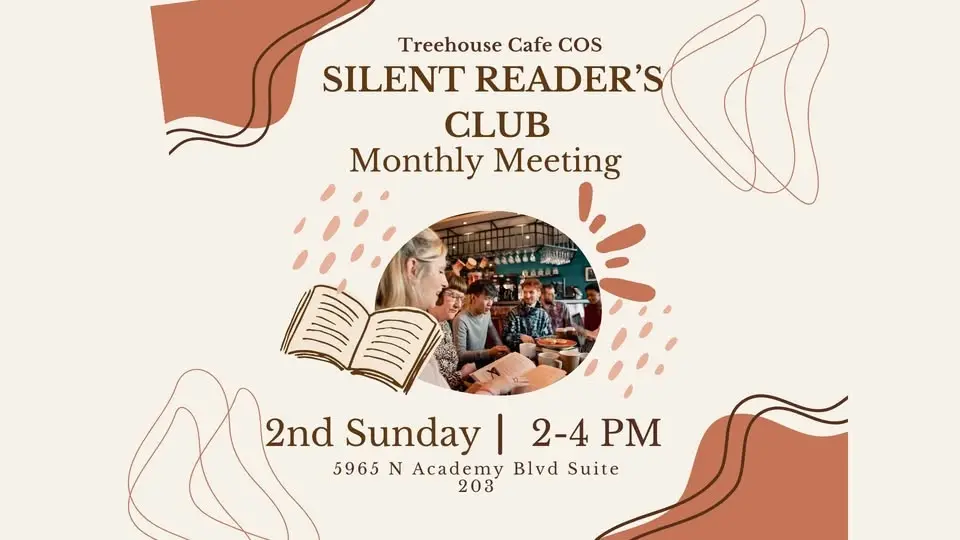 Silent Reader's Club Monthly Meeting- 2nd Sunday