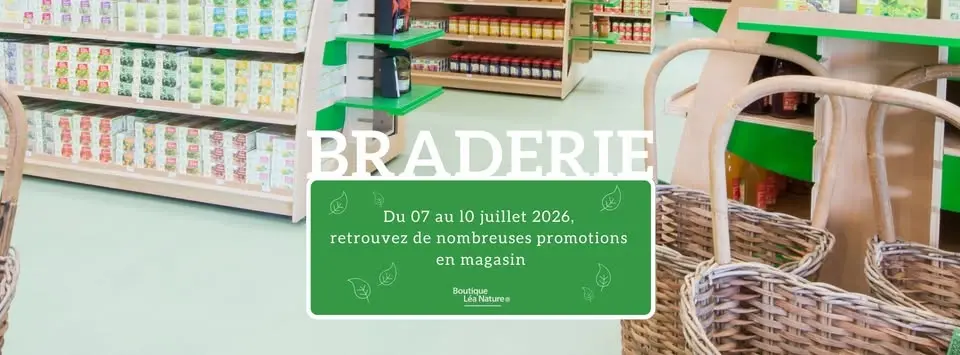 Braderie à la Boutique Léa Nature 