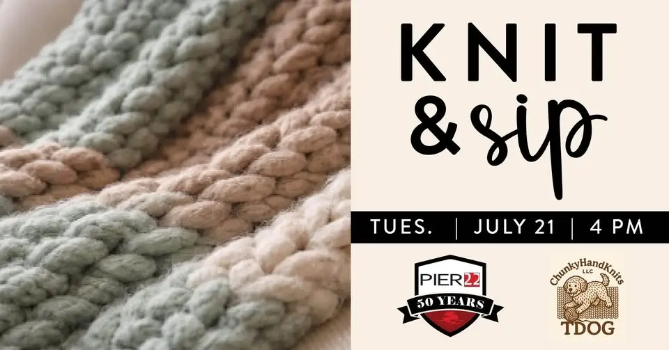 Knit & Sip: Hand Knit Blanket Workshop