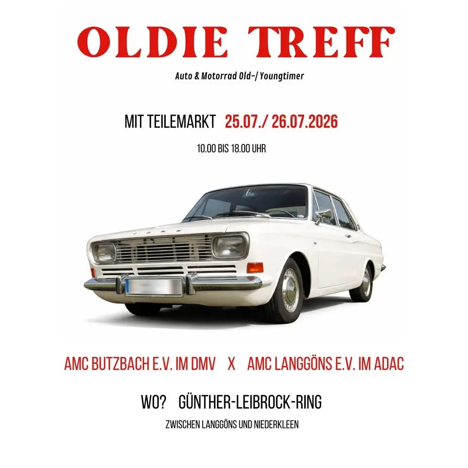 Oldie und Teilemarkt des AMC Butzbach