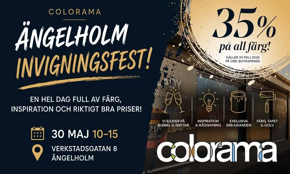 Invigning Colorama Ängelholm