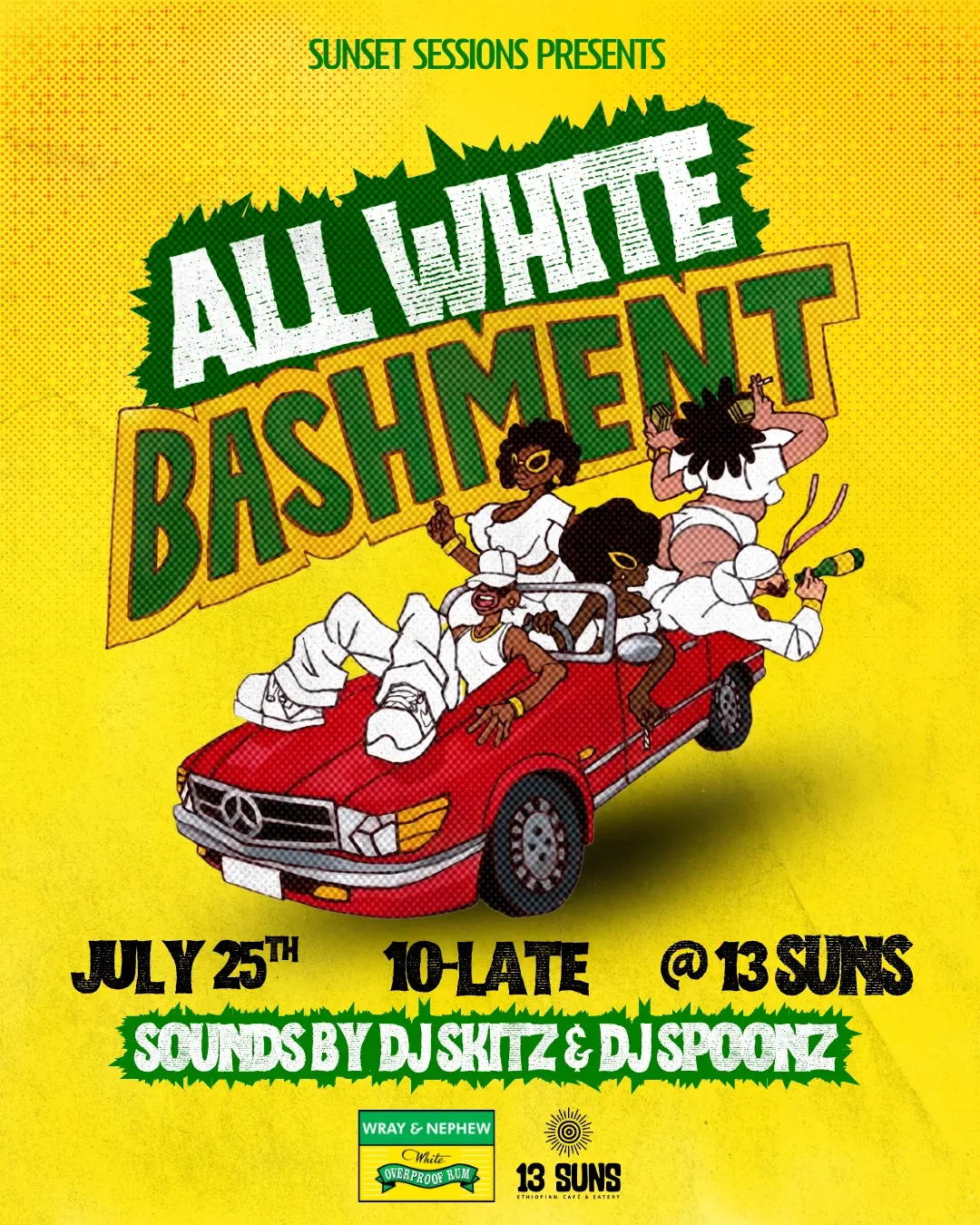 SUNSET SESSIONS PRESENT: ALL WHITE BASHMENT