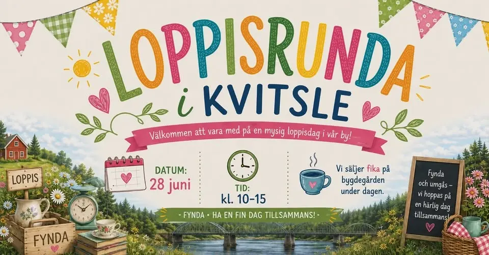 Loppisrunda i Kvitsle