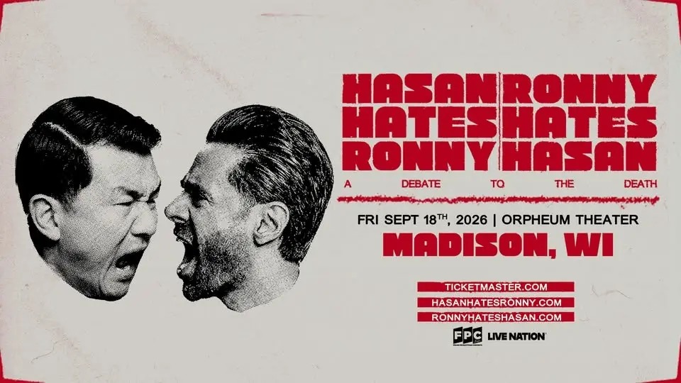 HASAN HATES RONNY | RONNY HATES HASAN at Orpheum Theater