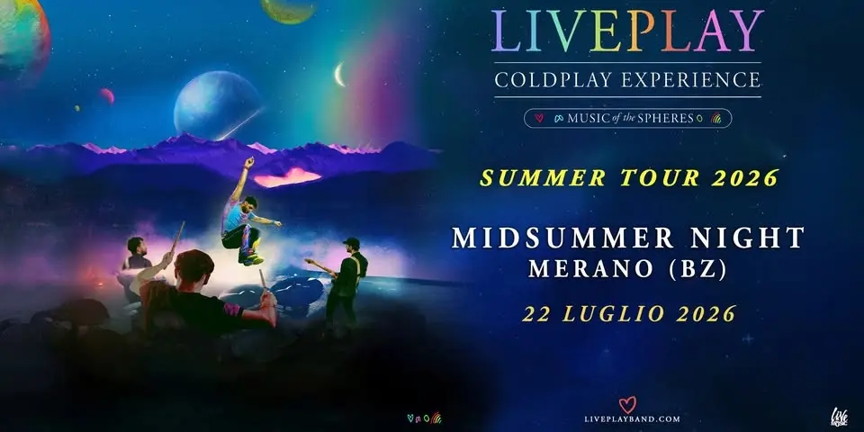 LIVEPLAY - COLDPLAY Experience @MidSummer Night Merano (BZ)