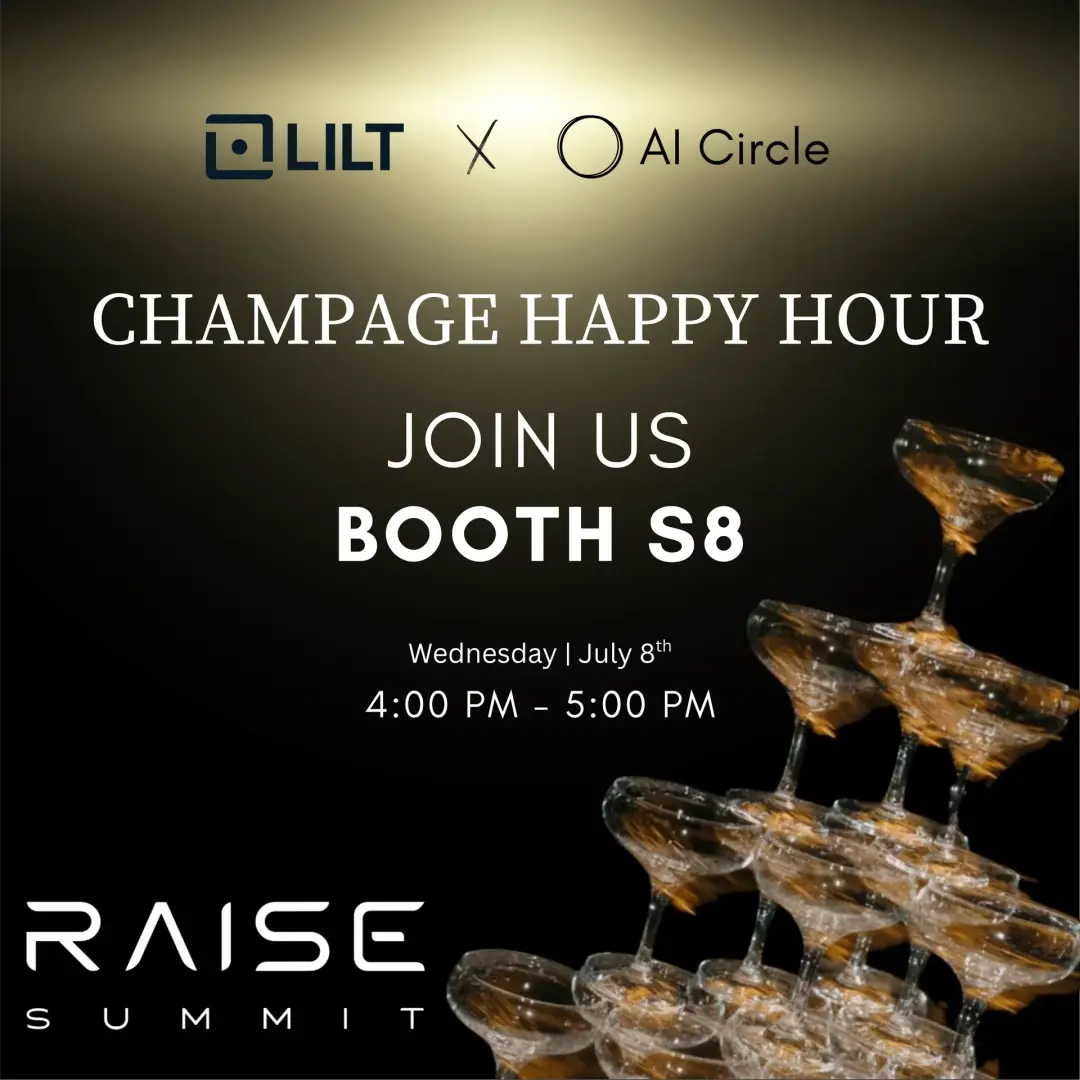 LILT x AI Circle | Champagne Happy Hour at Booth S8