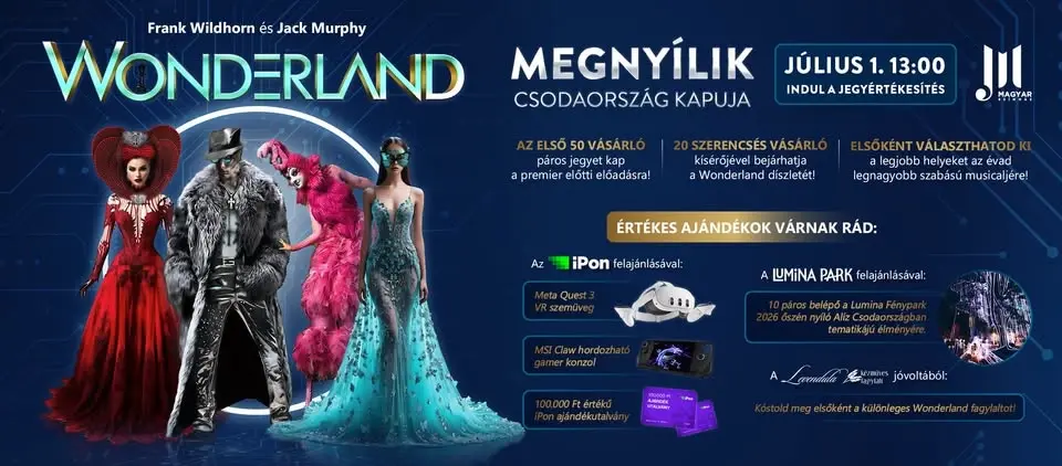 JÚLIUS 1-JÉN MEGNYÍLIK CSODAORSZÁG KAPUJA!