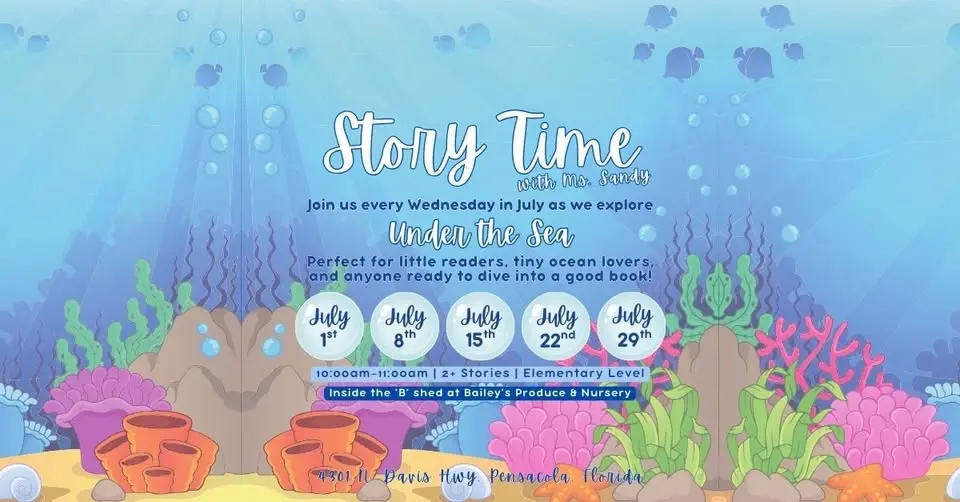 Story Time with Ms. Sandy at Bailey's Produce & Nursery