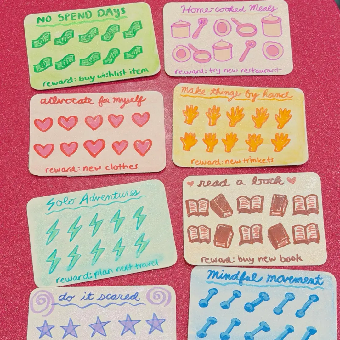 craft night: summer punch cards